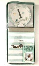 Baby Memory and Milestone Set with Monthly Stickers  Photo Album - New