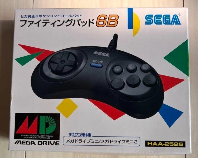 SEGA Mega Drive Mini 2 Fighting Pad 6 B HAA-2526 Japan NEW - Image 1 of 1