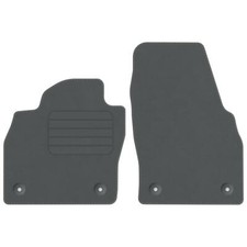 Velours Fußmatten für Audi A1 II GB ab Bj. 2018 Automatten NEU GRAU VORNE PREM