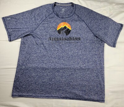 Holloway Adult Shirt Size 2XL Appalachian Running Company Graphic Design