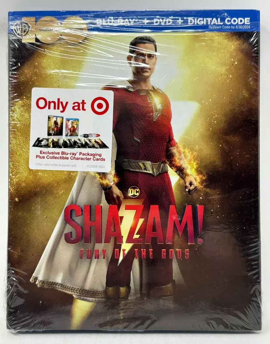 SHAZAM! FURY OF THE GODS 2023 (Blu-ray) + Free Shipping