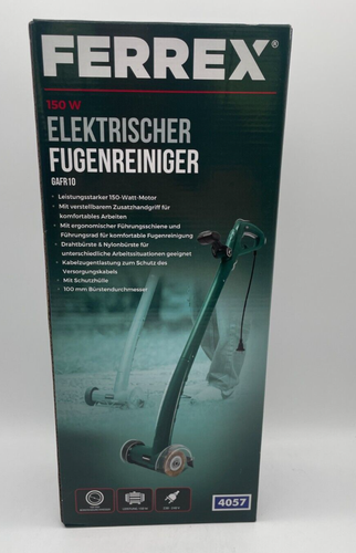 Ferrex® Elektrischer Fugenreiniger Fugenbürste 150W Garten GAFR10 Neu