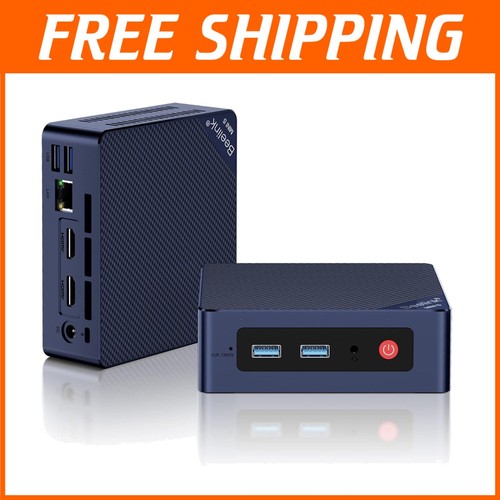 Mini S12 Pro Computer: 3.4GHz Intel N100, 8GB/256GB, Perfect for Home & Office