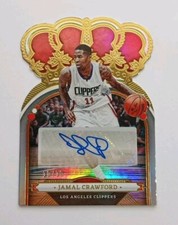 2022-23 22 Panini Crown Royale Jamal Crawford Die-Cut Gold Auto Autograph 10/10