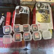 10 nintendo switch game case protector (games not included)