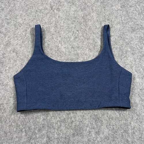 Outdoor Voices Navy Blue Double Time Activewear Sports Bra Women's Size XL