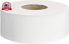 Papel Higiénico De 2 Capas, 12 Rollos Papel Higiénico De Rollo Gigante 1000 Pies