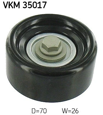 SKF Umlenk-/Führungsrolle, Keilrippenriemen Links, Mitte, Rechts, Unten - Bild 1 von 1