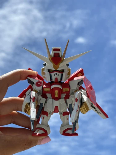 Modellino DMHTOY Pizza Hut & Bandai QMSV Seed Limited Freedom Gundam Justice Gundam - Foto 7 di 22