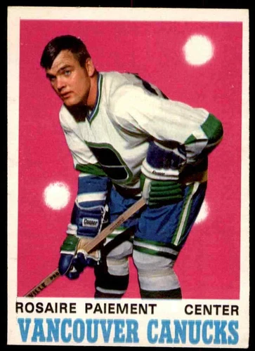 1970-71 O-PEE-CHEE ROSAIRE PAIEMENT EX VANCOUVER CANUCKS #226 PD