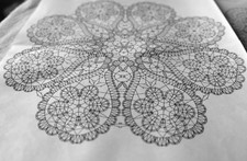 PATTERN Bobbin Lace PATTERN to making Lace Doily Russian style