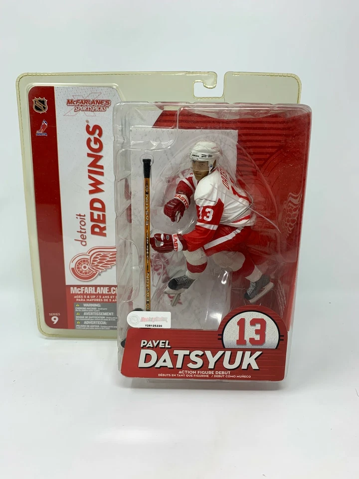 Figura Mcfarlane NHL Pavel Datsyuk Detroit Red Wings Camiseta Blanca Serie 9 Foto 2 de 4