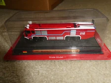 Del Prado 1:120 Diecast Fire Truck 1997 Mercedes Rosenbauer Crashtender 016A NIP
