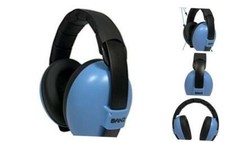 Baby Banz Earmuffs Infant Hearing Protection   Ages 0-2 Years   Industry Blue