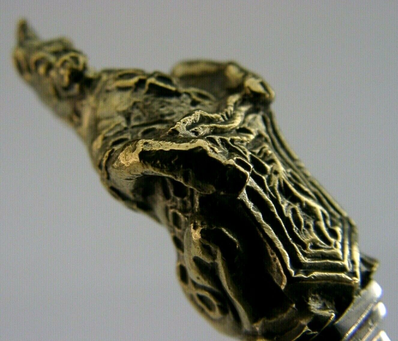 ENGLISH STERLING SILVER GILT UNICORN OF SCOTLAND SPOON QUEENS BEASTS 1973