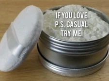 Its Casual perfume Fragrance Dusting Body Powder HUGE 5 oz