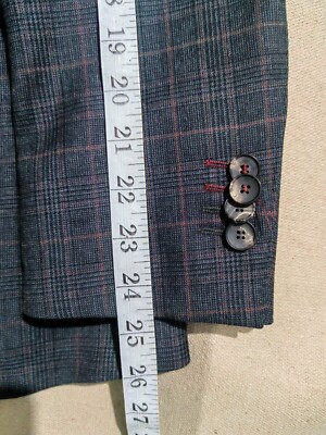 CARAMELO  CHECK SLIM FIT blazer Size 38UK & 48