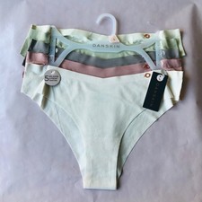Danskin Intimates No Show V-Front Panties 5 set Size : L