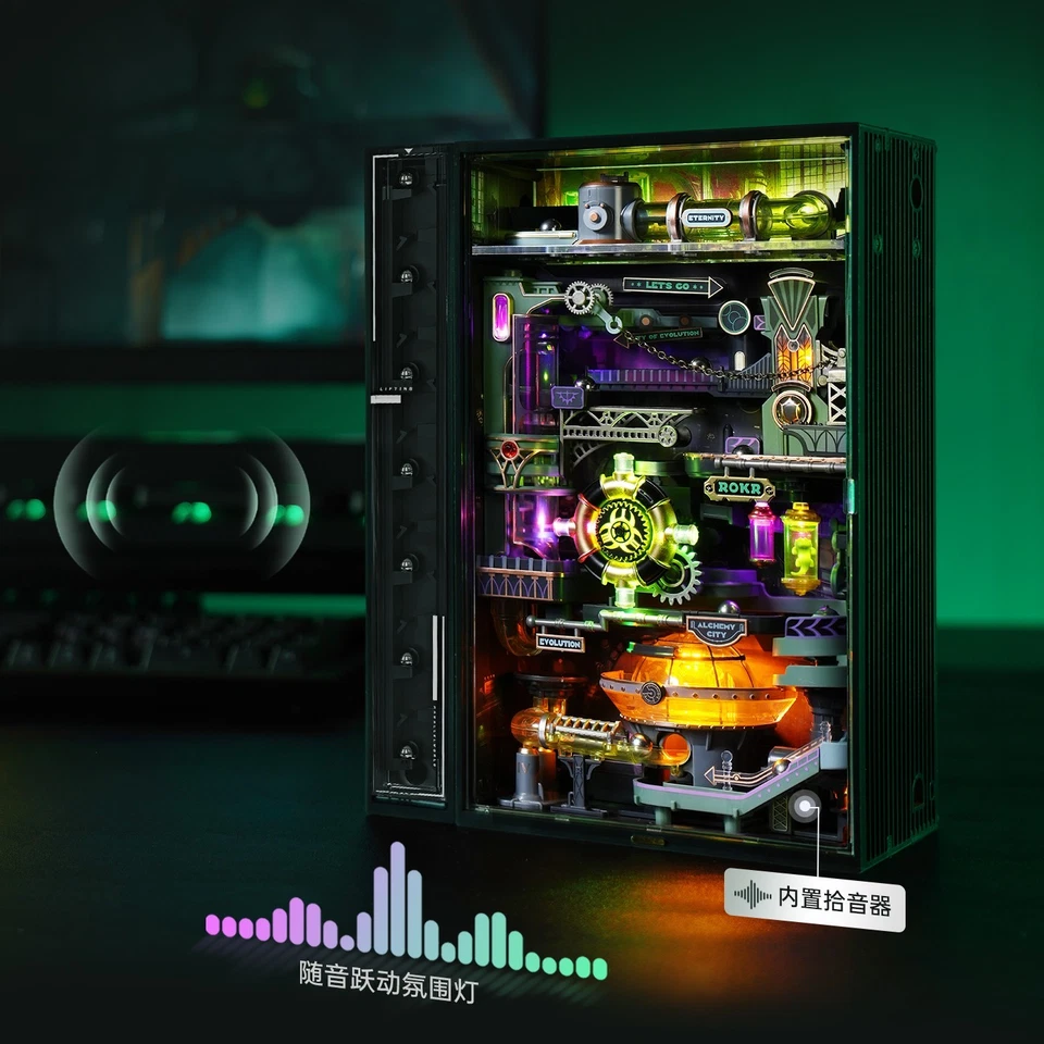 ROKR Alchemy City 3D Puzzle Technology Assembly Block Automatic Toy Boy Gift - Image 4 of 4