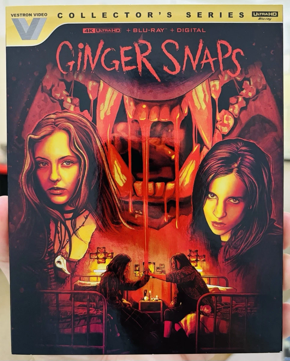 BRAND NEW Gingersnaps Vestron Video With Slipcover (4K Blu Ray + Blu Ray)