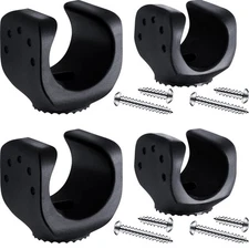 Jetec 4 Pieces Flashlight Mounting Brackets with Screws Versatile Clip Mount ...