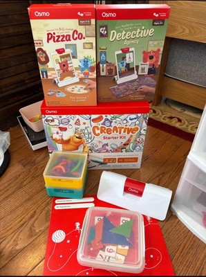 OSMO Creative Starter Kit, Pizza Co, Detective Agency Games For iPad