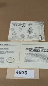 Adventure Island II  - Nintendo NES- Manual Only **NO GAME *Damaged*