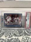 2022 Topps Mini Blue MVP Caliber Mike Trout / Shohei Ohtani /10 PSA 10