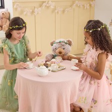 Member's Mark Butterfly Porcelain Tea Set, 15 Piece White 