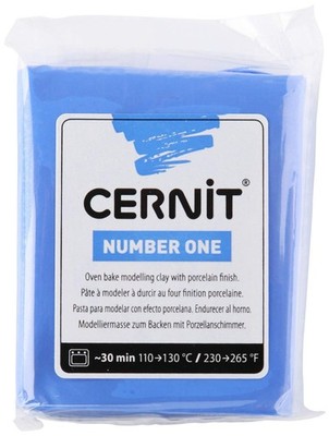 CERNIT CE0900056200 Nummer eins Lehm 56 G, blau, 7 x 5.5 x 1.5 cm Blau 56g
