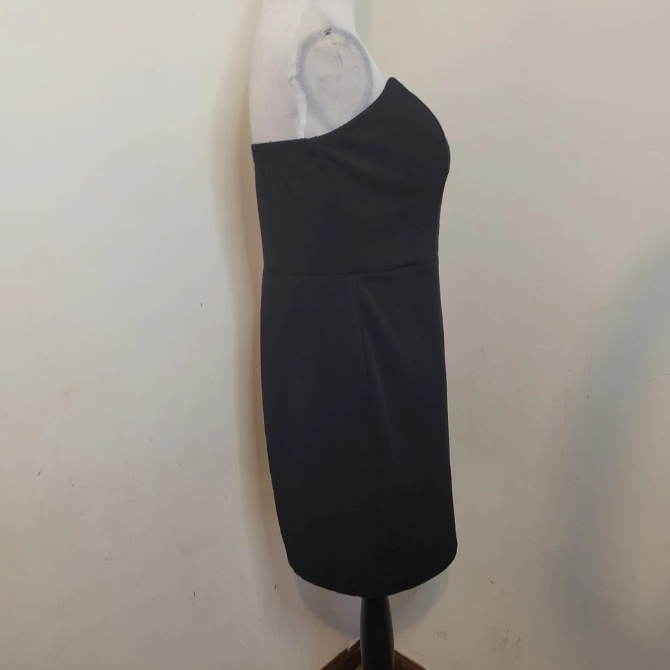 Mini vestido ceñido al cuerpo Bailey azul para mujer negro sin mangas - talla XL Foto 4 de 4
