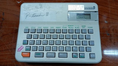 Brother P-Touch III Label System PT-10 Tested Working