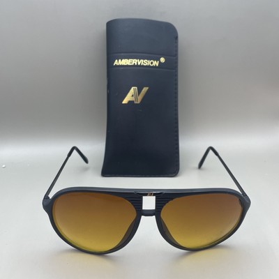 Stylish Black Sunglasses with Yellow Case Black Square Sunglasses with Yellow Lenses - UV400  main image 4