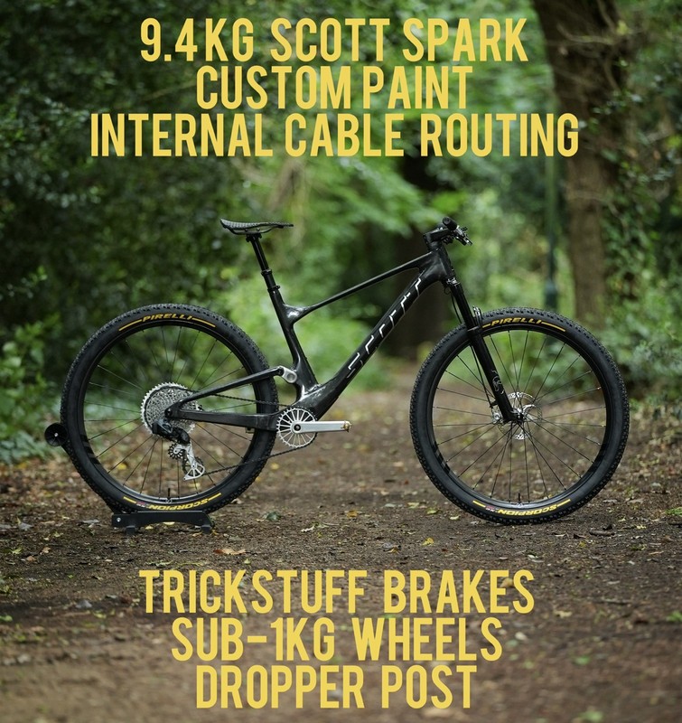9.4 kg Scott Spark | RRP £12000 | Top Spec | Trickstuff, BERD, Garbaruk, XX1