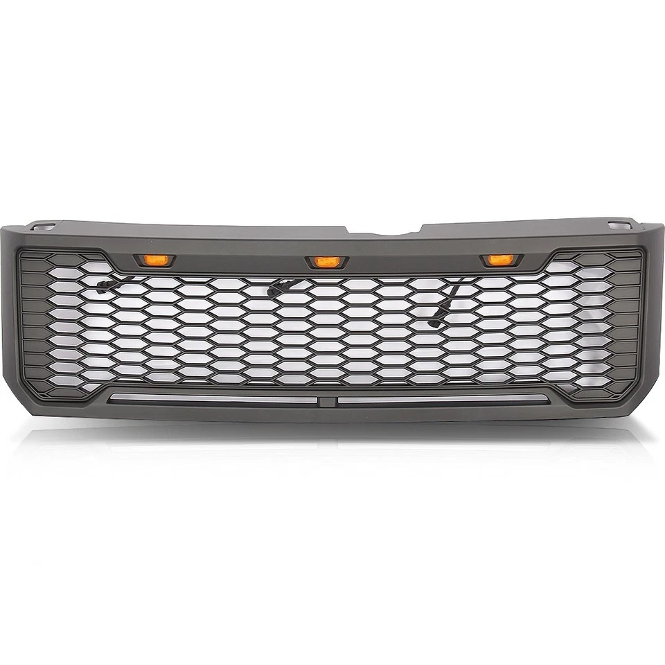For Ford Escape 2008 2009 2010 2011 2012 Front Grille Raptor Style Matte Black - Image 2 of 4