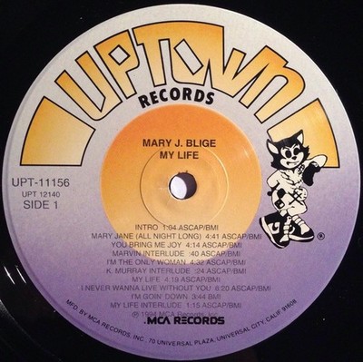 Mary J. Blige / My Life 1994 US Original 1LP Vinyl Uptown Records