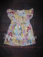 NEW Boutique Princess Cinderella Ariel Belle Aurora Long Sleeve Dress