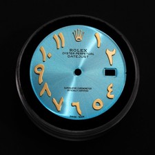 Rolex 36mm Maßgeschneiderte Eisblaue Arabische Zifferblatt Für Datejust Uhren