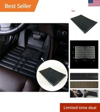 Universal Car Heel Pad Floor Mat Driver Foot Rest Pedal Cover Black PVC Rubber