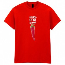 Funny Chilli Peri Peri Hot SAKA Sauce Unisex Kids T-Shirt Football Soccer Game