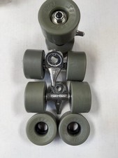 Sure Grip Grey 57mm 94a roller skate rink wheels with trucks bearings