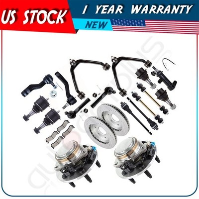 19X For 2000-2006 Chevrolet Tahoe Front Tie Rod End Ball Joint Wheel Hub Bearing