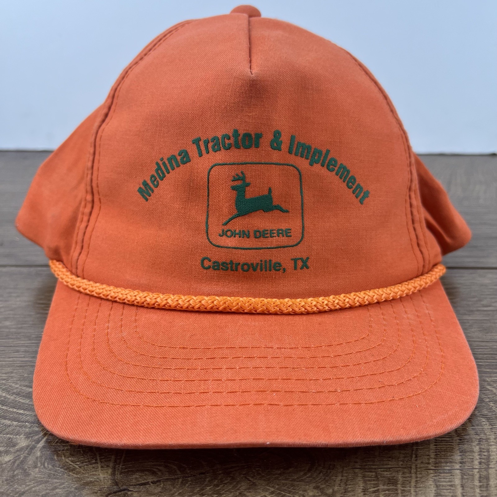Medina Tractor Implement Snapback Hat Orange Adju… - image 4