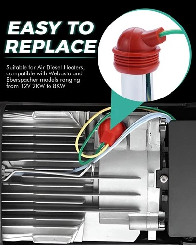 12V Diesel Heater Glow Plug Repair Kit, 9Pcs 2KW 5KW 8KW Chinese Diesel Parki... image 6