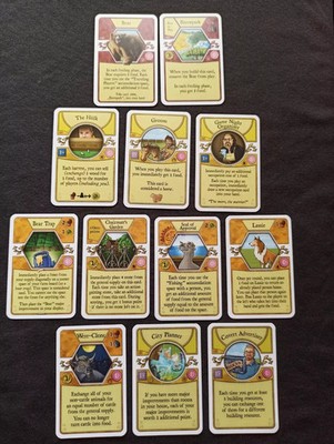 AGRICOLA Brettspiel Erweiterung: L DECK 2018 2019 seltene Promokarten