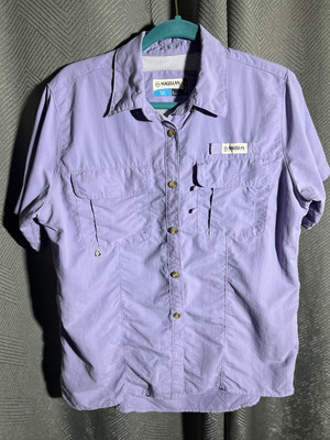 Magellan Women s Lavender Mega Wick Fishing Shirt Size L