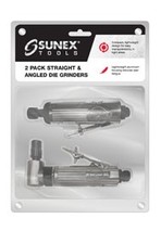 2 Pc 1/4 Mini Die Grinder Kit SX2PK SUNEX TOOLS 613364143650 Die Grinders