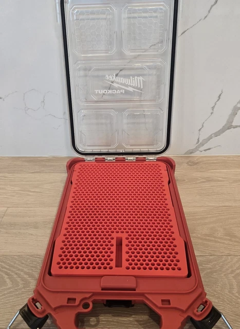 Custom Slim Milwaukee Packout Insert - .22LR Round Organizer Red