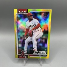 Jose Soriano /399 2026 Topps Yellow Foil Angels Parallel #319