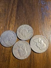 1950-D, 1962-D, 1954-S, 1963-D USA 90% Silver Coins 2.00 Face